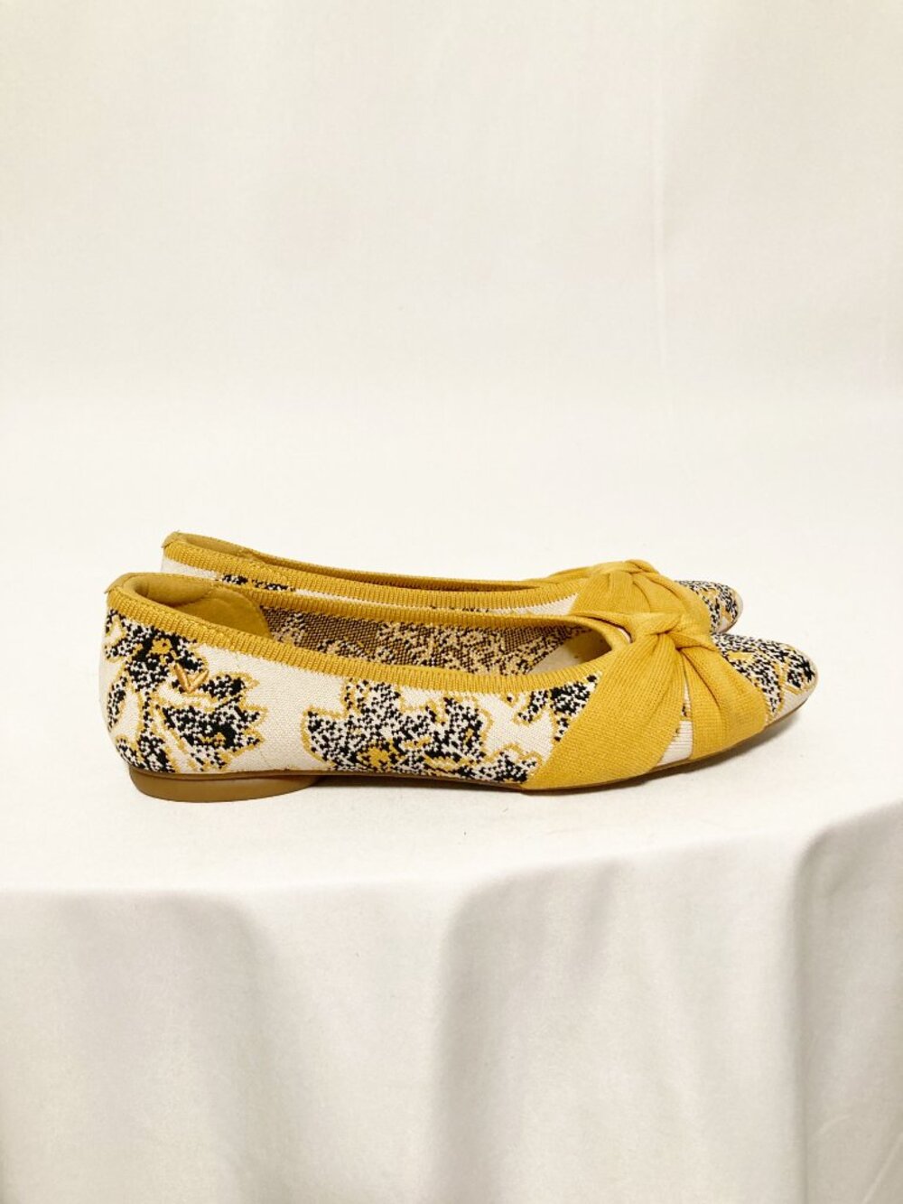 VIVAIA Bibi Almond-Toe Knotted Flats Size EU 38 US 7-7.5 - Picture 3 of 10